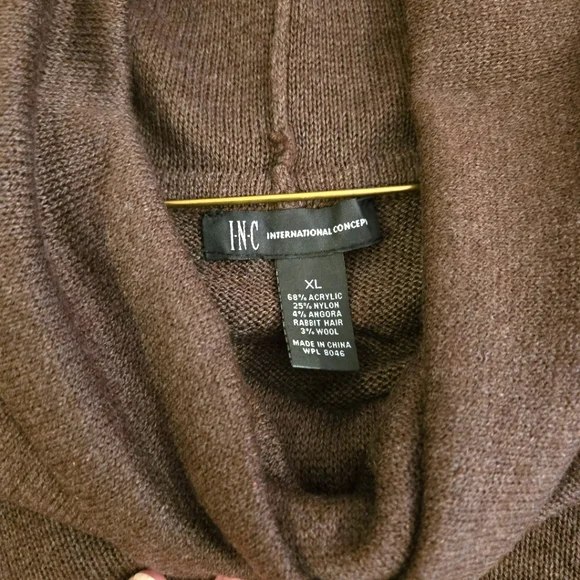 NWOTs, Inc. International Grey 3/4 Dolman Sleeve Cowl Neck Sweater Size XL - Picture 14 of 14